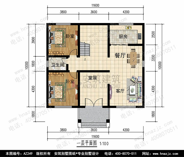 2019年120平方房子设计图，小型高端别墅图纸.jpg